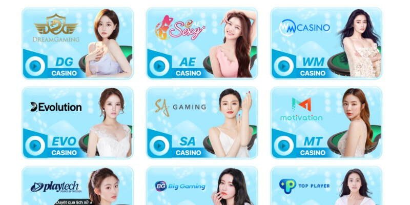 Điểm hấp dẫn của sảnh Casino Jun88