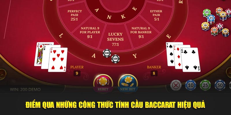 Điểm qua những công thức tính cầu Baccarat hiệu quả